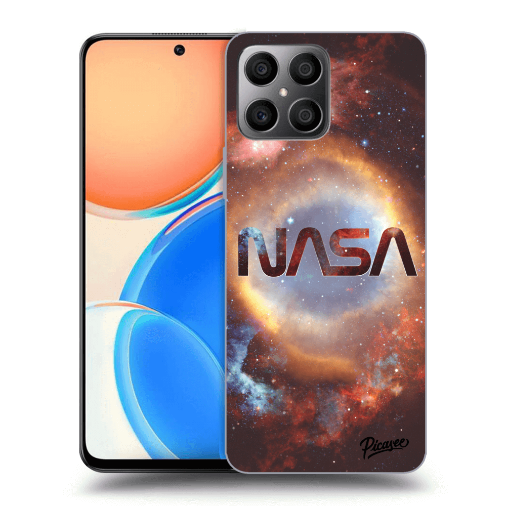 Picasee silikonska prozirna maskica za Honor X8 - Nebula