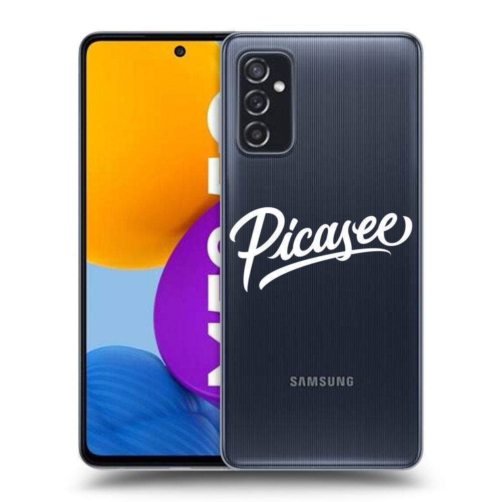 Picasee silikonska prozirna maskica za Samsung Galaxy M52 5G - Picasee - White