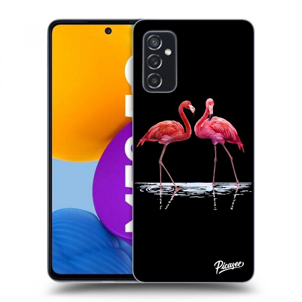 Picasee ULTIMATE CASE za Samsung Galaxy M52 5G - Flamingos couple