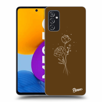 Picasee ULTIMATE CASE za Samsung Galaxy M52 5G - Brown flowers