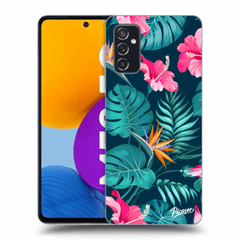 Maskica za Samsung Galaxy M52 5G - Pink Monstera