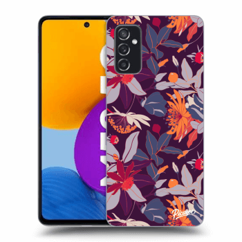 Maskica za Samsung Galaxy M52 5G - Purple Leaf