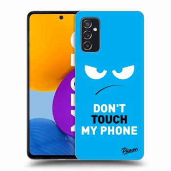 Maskica za Samsung Galaxy M52 5G - Angry Eyes - Blue