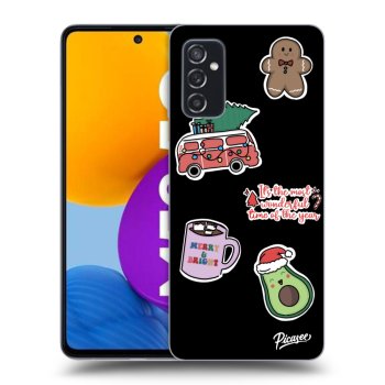 Maskica za Samsung Galaxy M52 5G - Christmas Stickers