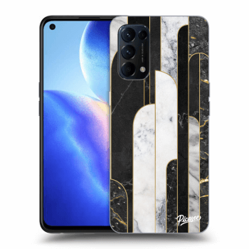 Maskica za OPPO Reno 5 5G - Black & White tile