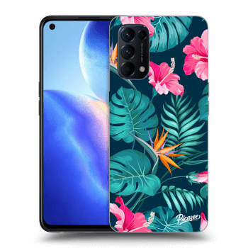 Maskica za OPPO Reno 5 5G - Pink Monstera