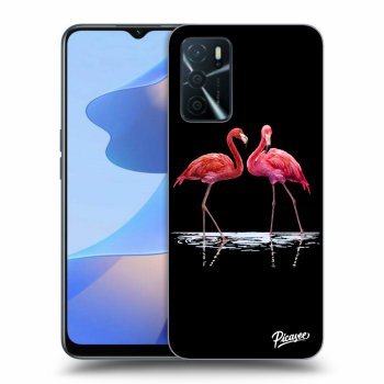 Maskica za OPPO A16 - Flamingos couple