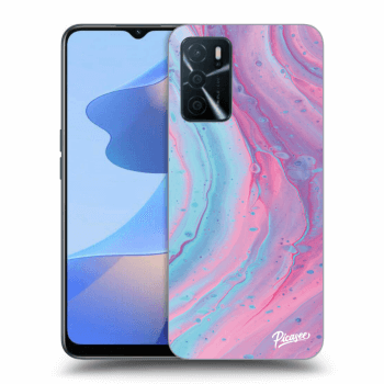 Maskica za OPPO A16 - Pink liquid