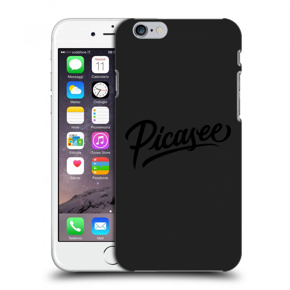 Crna Silikonska Maskica Za Apple IPhone 6/6S - Picasee - Black