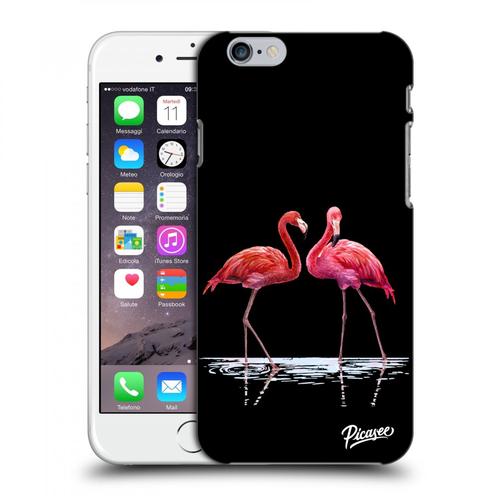 Picasee ULTIMATE CASE za Apple iPhone 6/6S - Flamingos couple