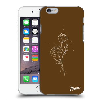Maskica za Apple iPhone 6/6S - Brown flowers