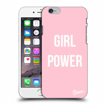 Picasee crna silikonska maskica za Apple iPhone 6/6S - Girl power