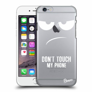 Picasee silikonska prozirna maskica za Apple iPhone 6/6S - Don't Touch My Phone