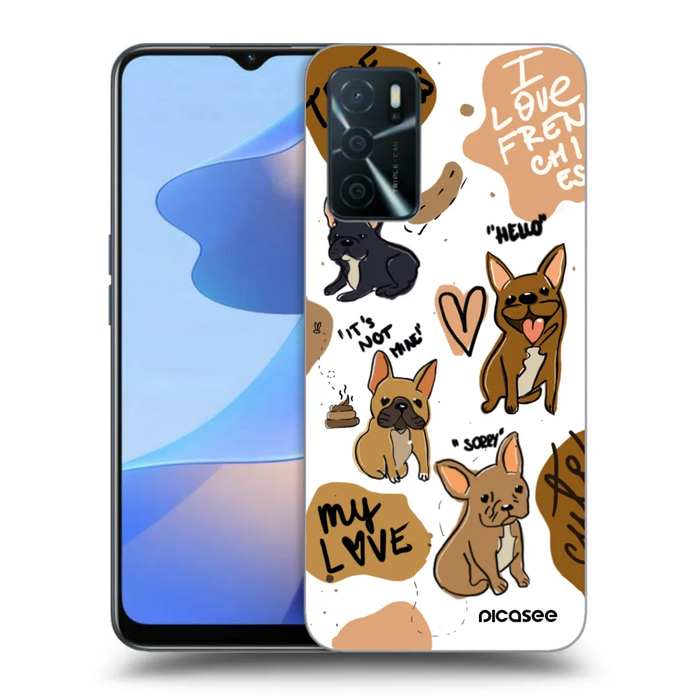 Picasee ULTIMATE CASE za OPPO A16s - Frenchies