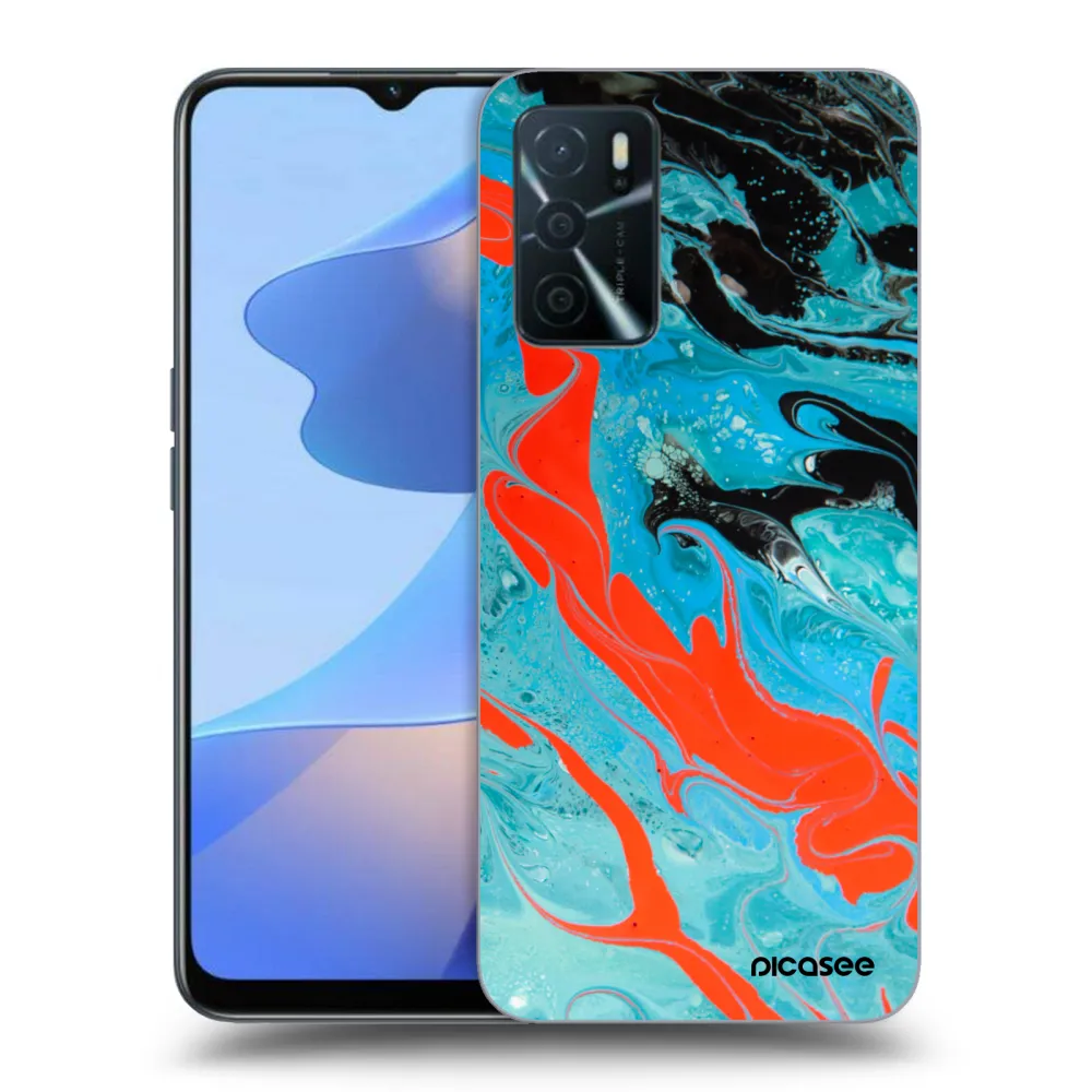 Picasee ULTIMATE CASE za OPPO A16s - Blue Magma
