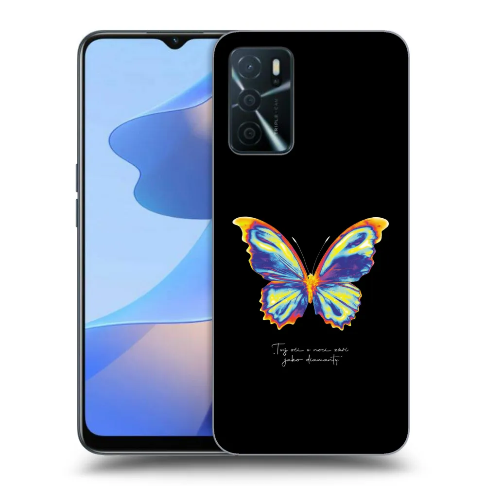 Picasee ULTIMATE CASE za OPPO A16s - Diamanty Black