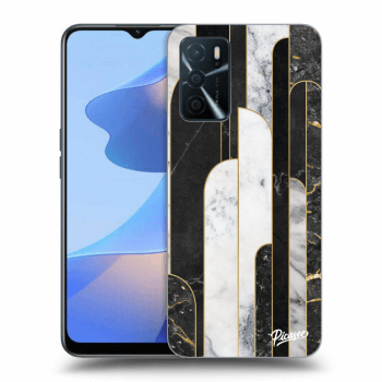 Maskica za OPPO A16s - Black & White tile