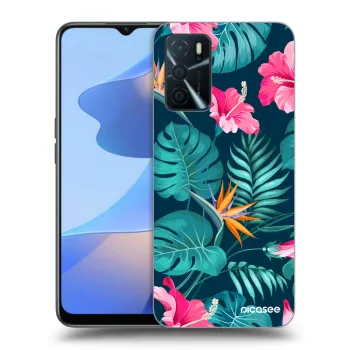 Maskica za OPPO A16s - Pink Monstera