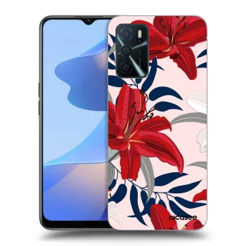 Maskica za OPPO A16s - Red Lily