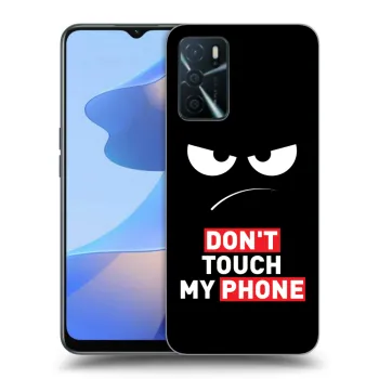 Maskica za OPPO A16s - Angry Eyes - Transparent