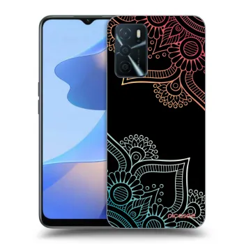 Maskica za OPPO A16s - Flowers pattern