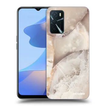 Maskica za OPPO A16s - Cream marble