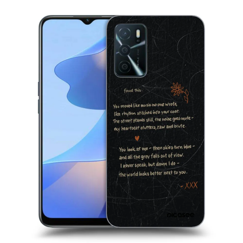 Picasee ULTIMATE CASE za OPPO A16s - POET