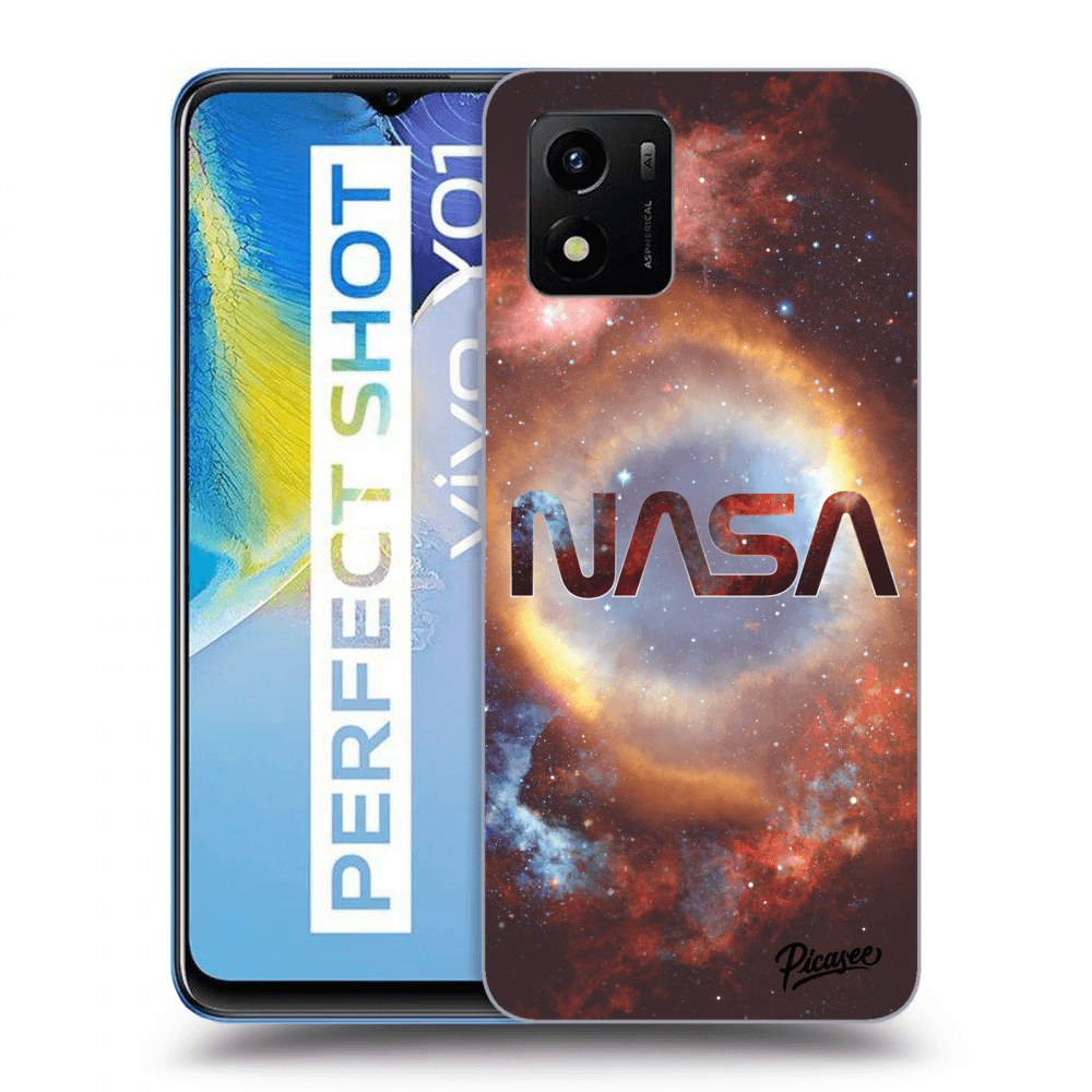 Picasee silikonska prozirna maskica za Vivo Y01 - Nebula