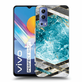 Maskica za Vivo Y52 5G - Blue geometry