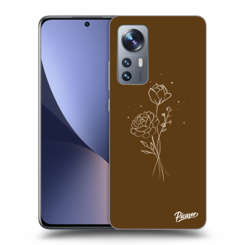 Picasee ULTIMATE CASE za Xiaomi 12X - Brown flowers