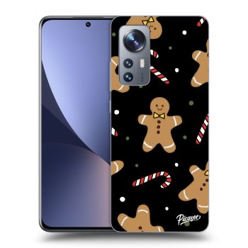 Picasee crna silikonska maskica za Xiaomi 12X - Gingerbread