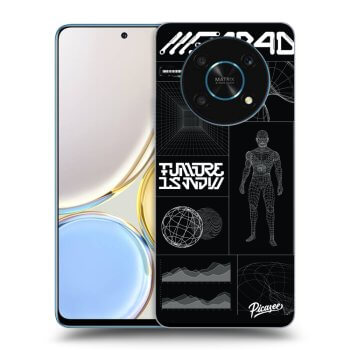 Picasee silikonska prozirna maskica za Honor Magic4 Lite 5G - BLACK BODY