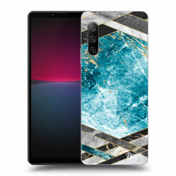 Maskica za Sony Xperia 10 IV 5G - Blue geometry