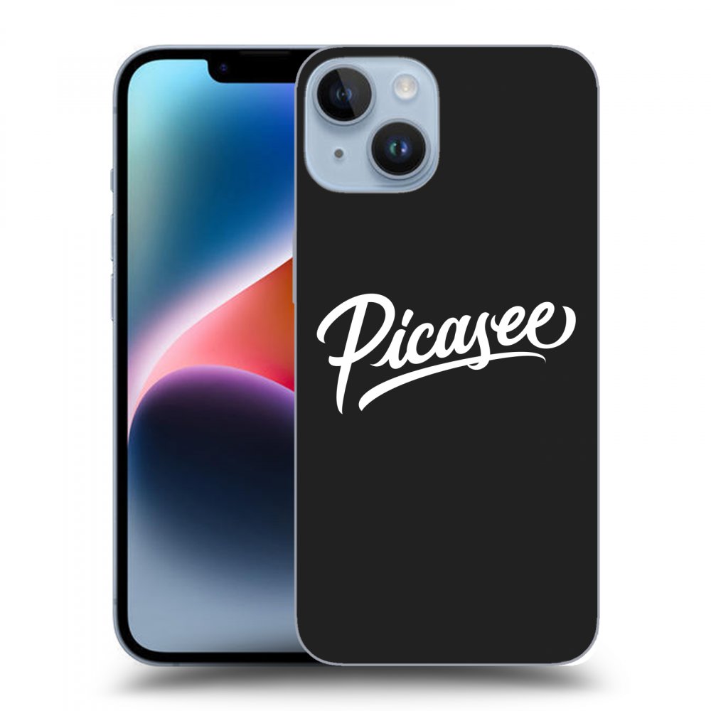 Picasee crna silikonska maskica za Apple iPhone 14 - Picasee - White
