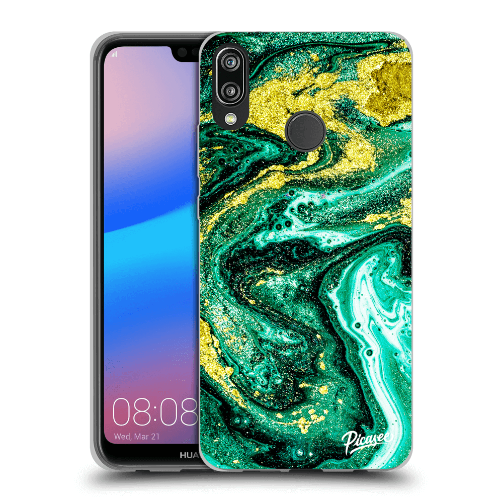 Picasee ULTIMATE CASE za Huawei P20 Lite - Green Gold