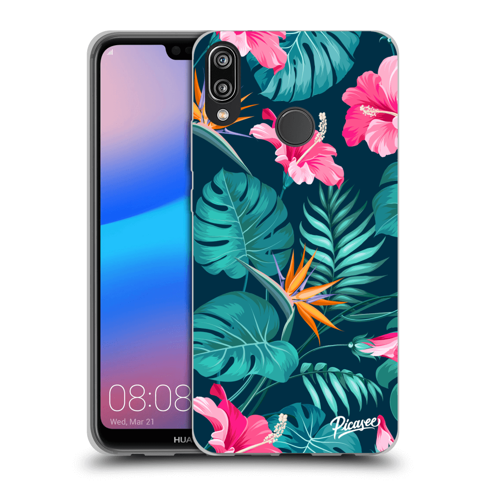 Picasee ULTIMATE CASE za Huawei P20 Lite - Pink Monstera