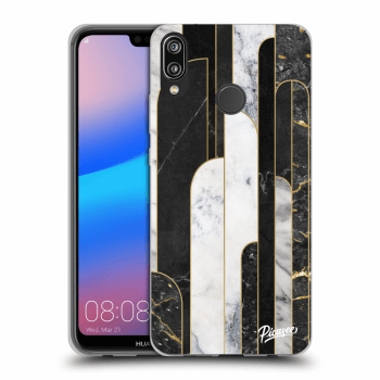 Maskica za Huawei P20 Lite - Black & White tile