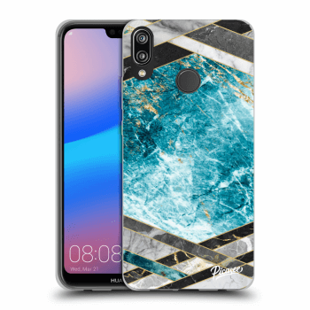 Maskica za Huawei P20 Lite - Blue geometry