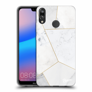 Maskica za Huawei P20 Lite - White tile