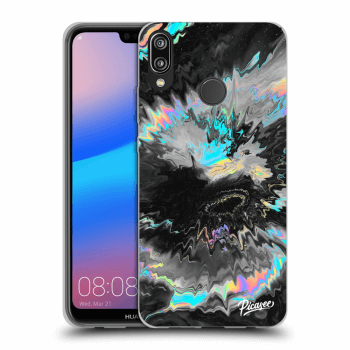 Picasee crna silikonska maskica za Huawei P20 Lite - Magnetic