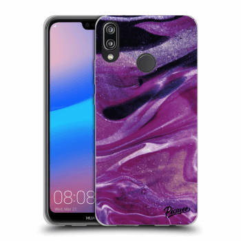 Maskica za Huawei P20 Lite - Purple glitter