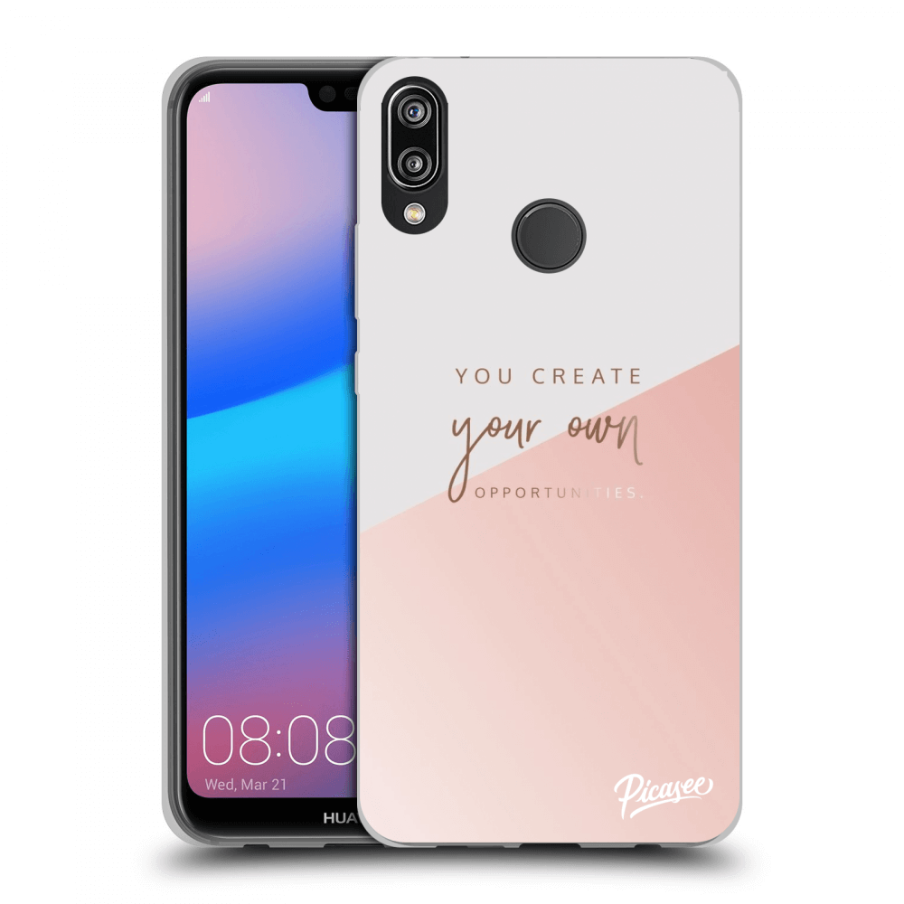 Picasee silikonska prozirna maskica za Huawei P20 Lite - You create your own opportunities