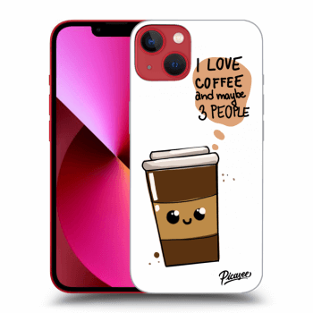 Picasee silikonska prozirna maskica za Apple iPhone 14 Plus - Cute coffee