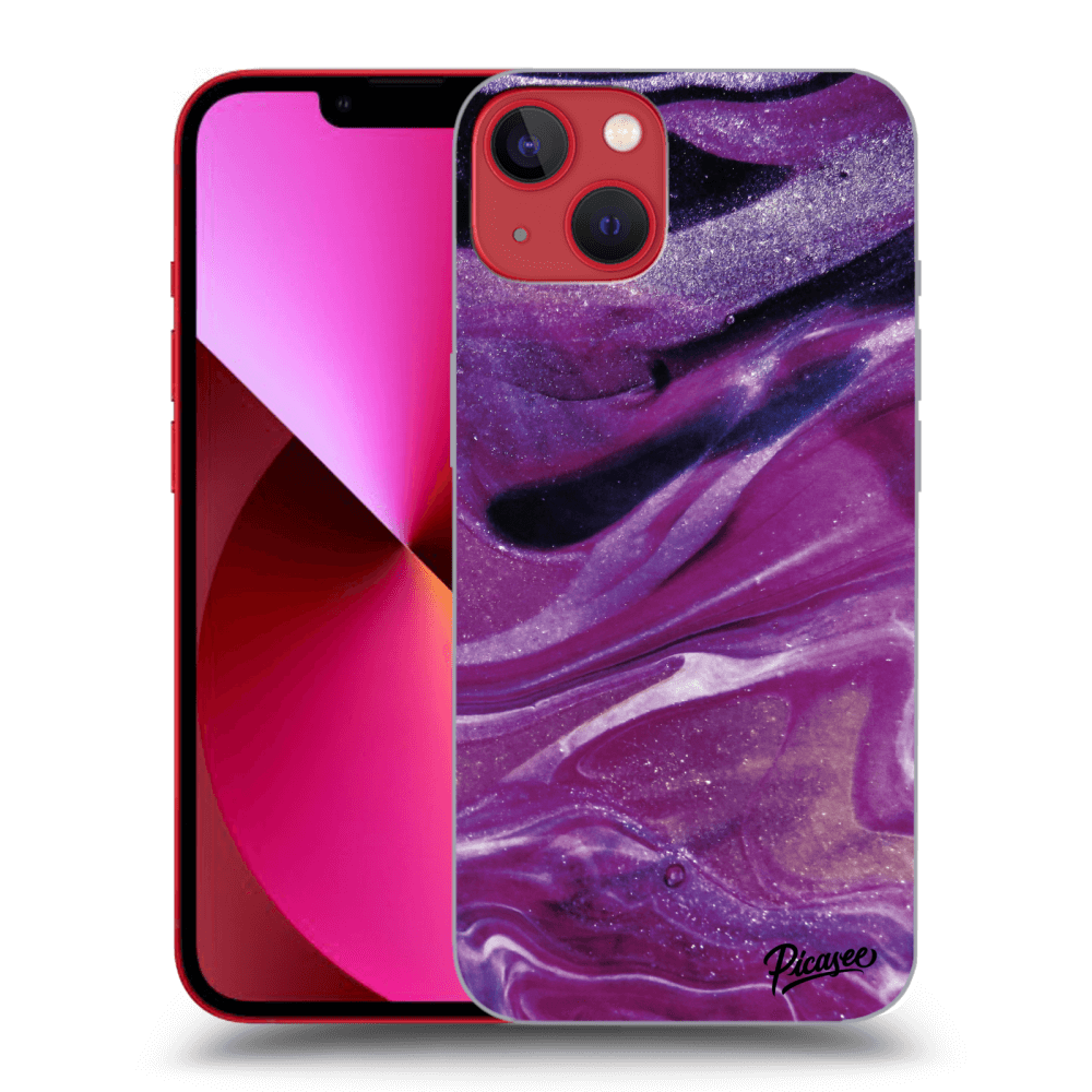 Picasee ULTIMATE CASE MagSafe za Apple iPhone 14 Plus - Purple glitter