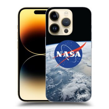 Picasee crna silikonska maskica za Apple iPhone 14 Pro - Nasa Earth