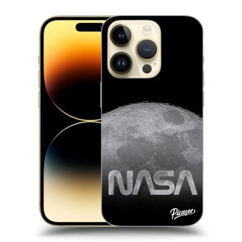 Picasee crna silikonska maskica za Apple iPhone 14 Pro - Moon Cut