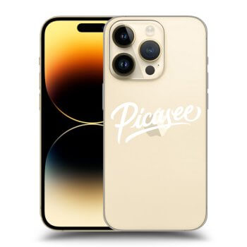 Picasee silikonska prozirna maskica za Apple iPhone 14 Pro - Picasee - White