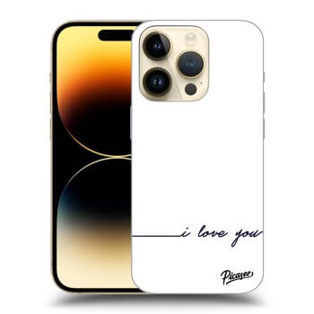 Picasee ULTIMATE CASE MagSafe za Apple iPhone 14 Pro - I love you