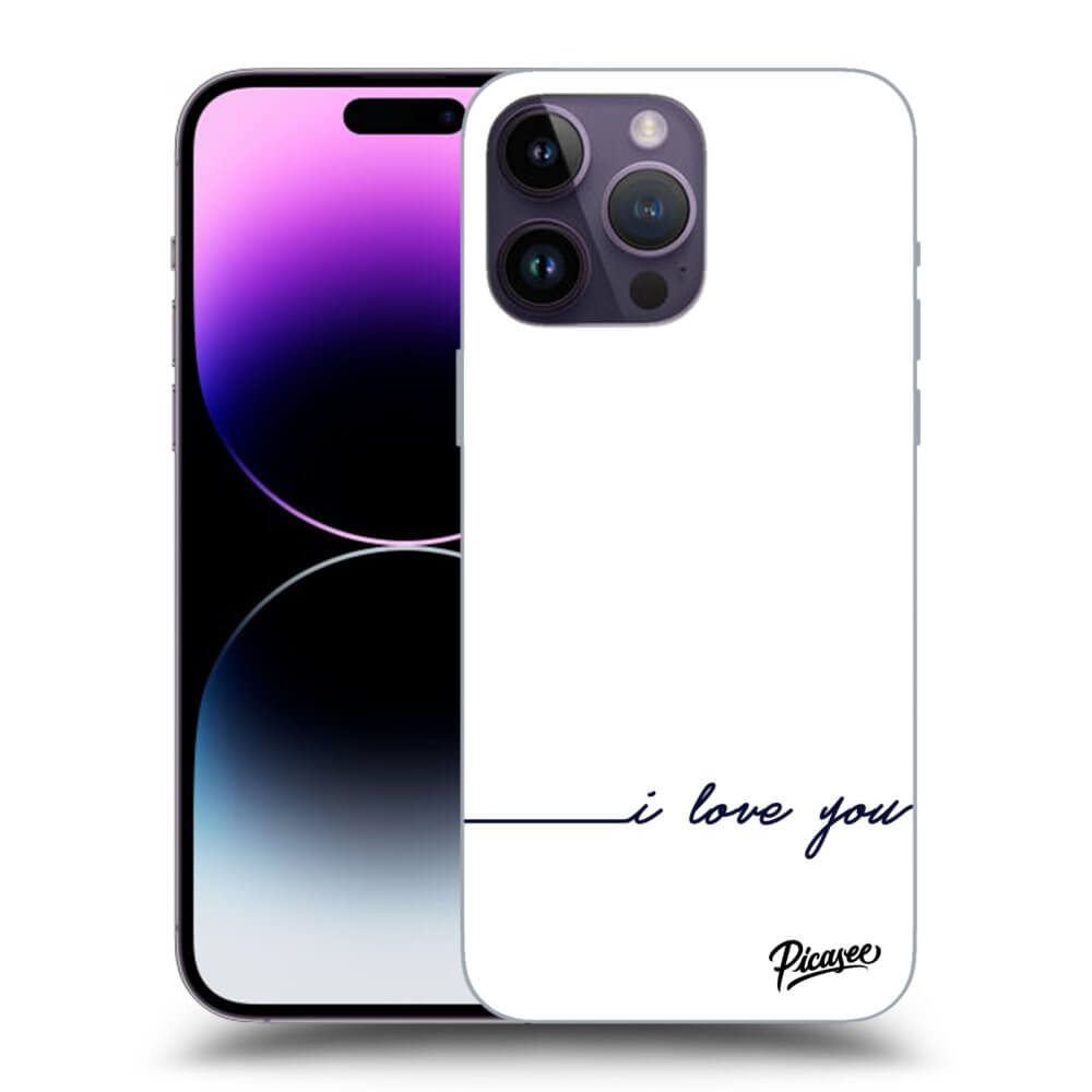 Picasee ULTIMATE CASE MagSafe za Apple iPhone 14 Pro Max - I love you