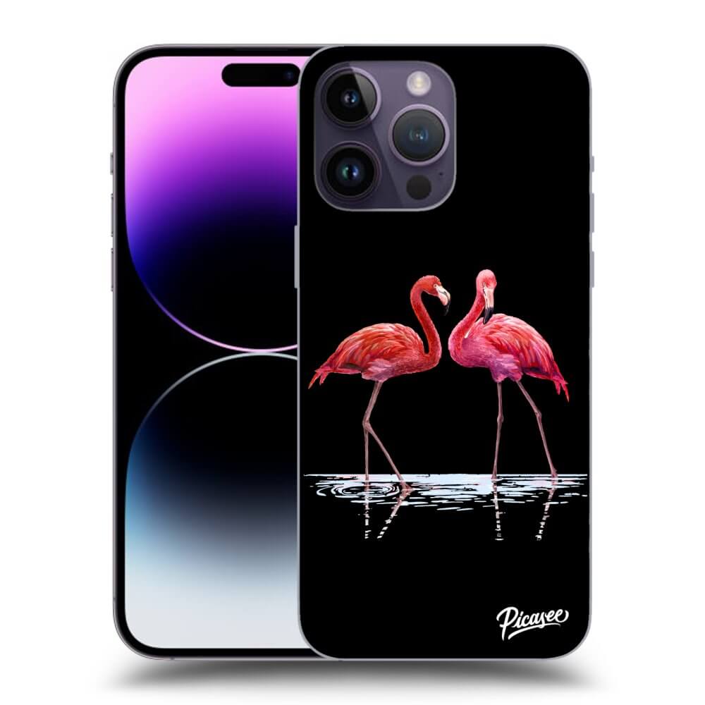 Picasee ULTIMATE CASE MagSafe za Apple iPhone 14 Pro Max - Flamingos couple